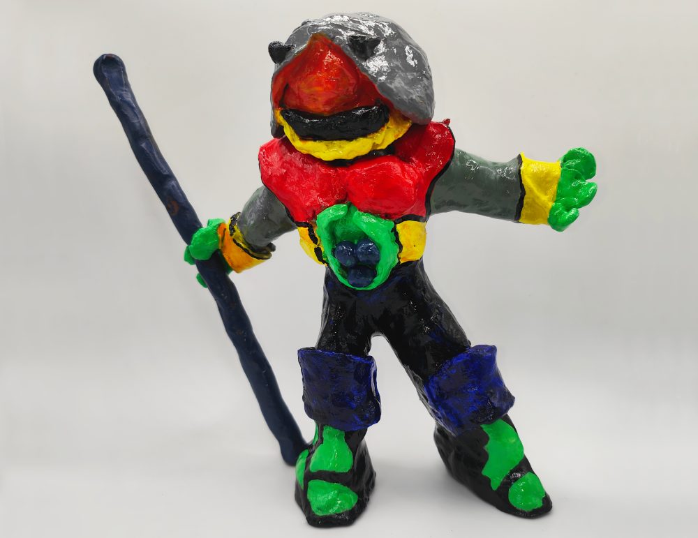 Pop sculpture child artwork